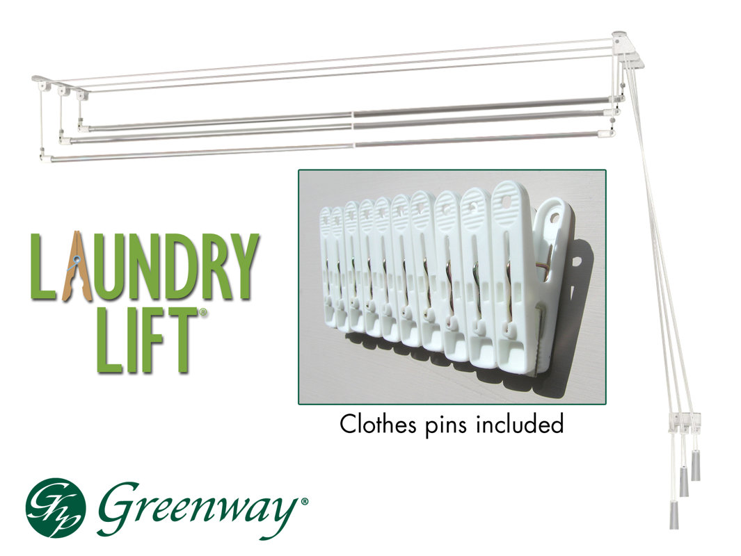 Greenway 3 Rod Laundry Lift & Reviews Wayfair